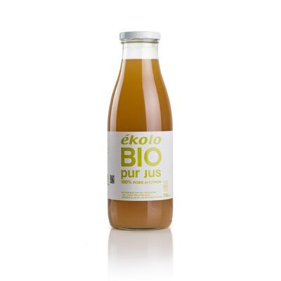 Bio Birnen-Zitronensaft, 100% gepresst, 6 St. x 750ml