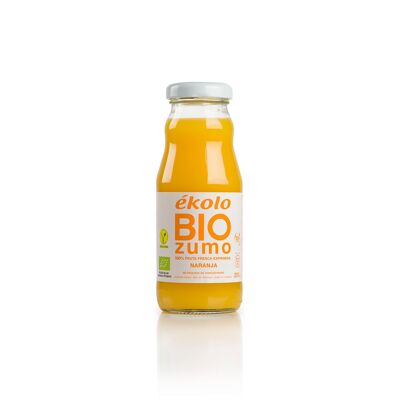 Organic Orange Juice, 100% squeezed, 12 u. x 200ml