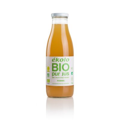 Organic Apple Juice, 100% squeezed, 6 u. x 750ml