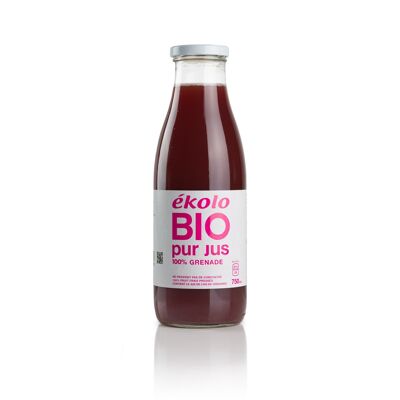 Jus de Grenade Bio, 100% pressé, 6 u. 750 ml