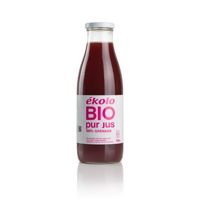 Organic Pomegranate Juice, 100% squeezed, 6 u. x 750ml