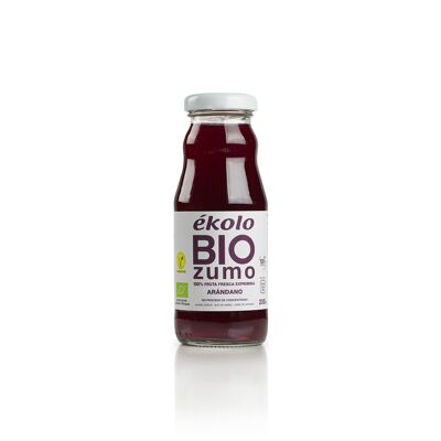 Organic Blueberry Juice, 100% squeezed, 12 u. x 200ml
