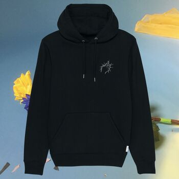 Hoodie passion noir