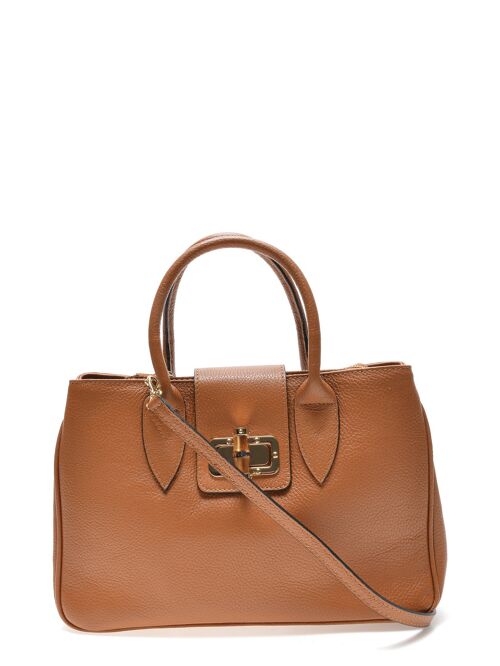 SS22 MG 1798_COGNAC_Top Handle Bag