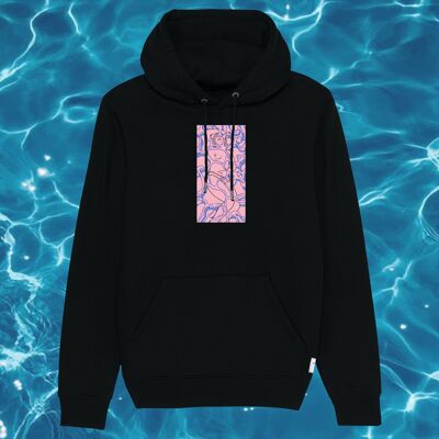 Hoodie reve aquatique noir