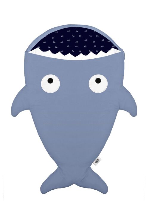 Sac de couchage requin bleu gris-0-18 MOIS