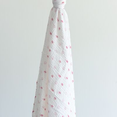 Swaddle clouds pink