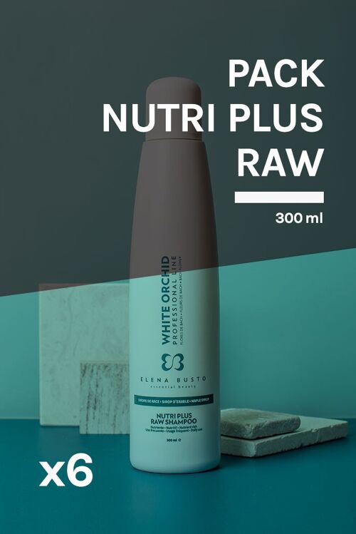 6 Pack Nutri Plus Raw Shampoo