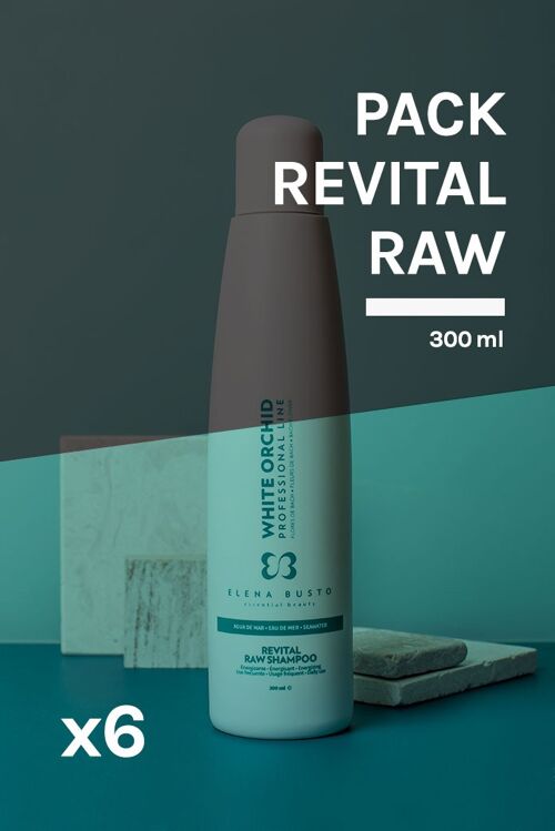 6 Pack Revital Raw Shampoo