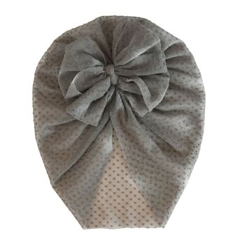 Turban SALOME - Boho Gris Nimbus 1