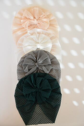 Turban SALOME - Boho Gris Nimbus 3