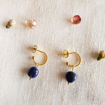 FAME lapis lazuli earrings