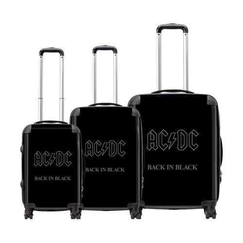 Rocksax AC/DC Travel Backpack - Back In Black Luggage - The Mile High Carry On