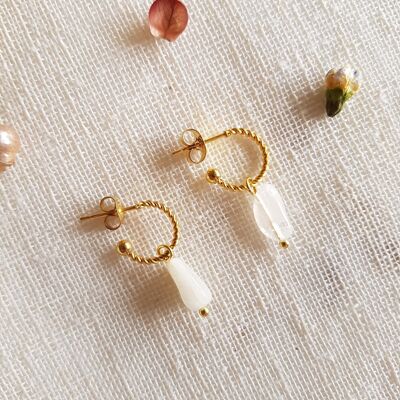 FAME moonstone earrings