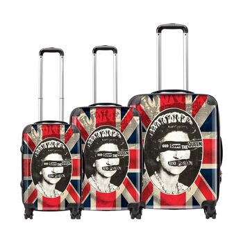 Sac à dos de voyage Rocksax Sex Pistols - Bagage God Save The Queen - The Mile High Carry On 2