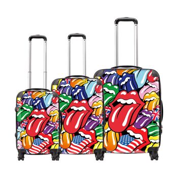 Rocksax The Rolling Stones Travel Bag Bagage - Tongues - The Going Large 2