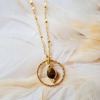 COLLANA OCCHIO DI TIGRE CLEMENTINA