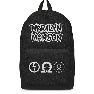 Rocksax Marilyn Manson Mochila - Logotipo