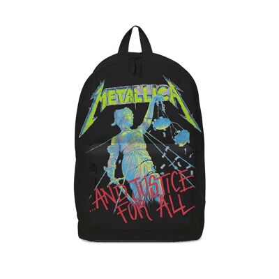 Mochila Rocksax Metallica - Justice For All Blanco