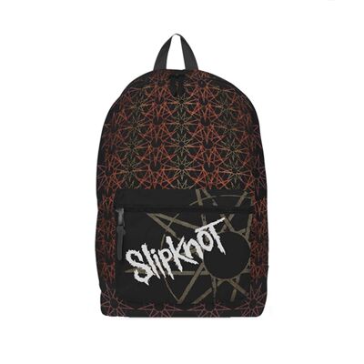 Mochila Rocksax Slipknot - Pentagrama estampado por todas partes