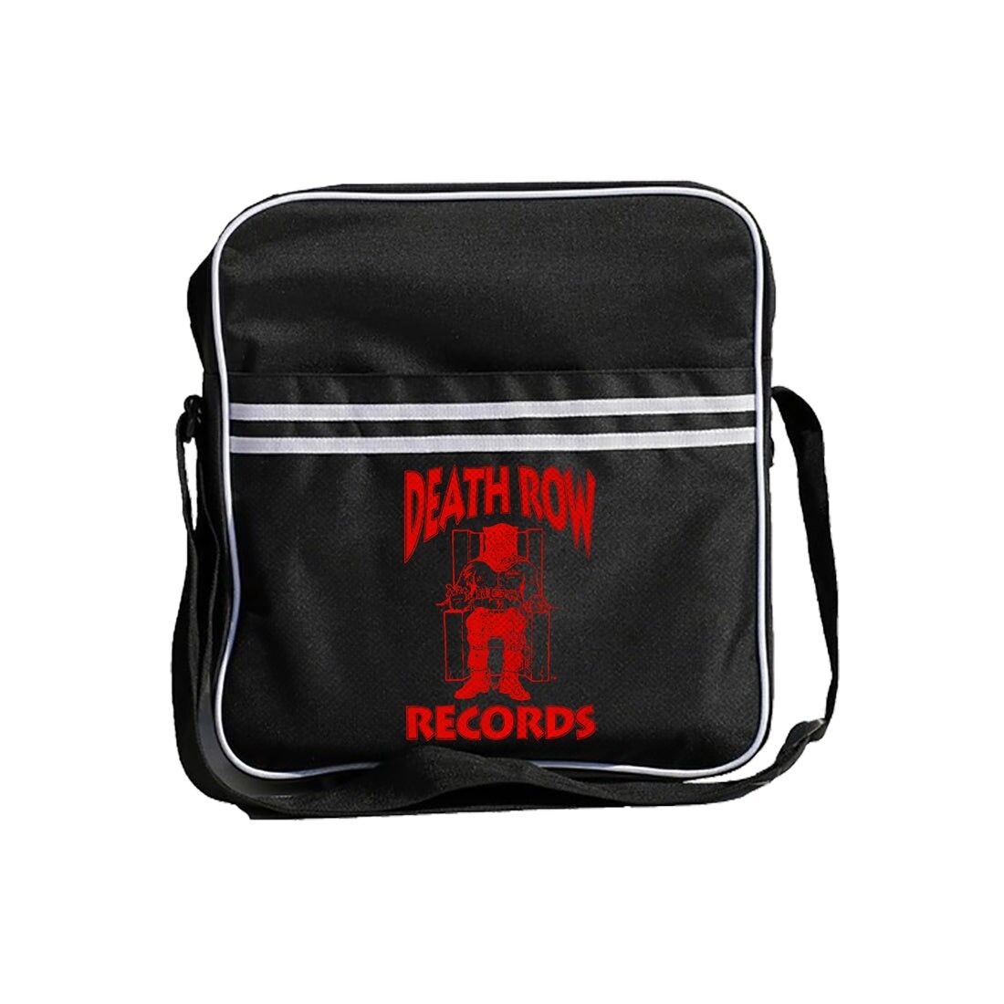 Borsa porta dischi Rocksax Death Row Records con zip Top Messenger - Record del braccio della morte