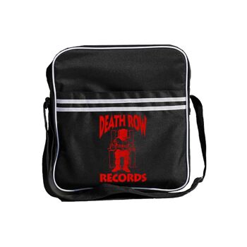 Rocksax Death Row Records Zip Top Messenger Record Bag - Death Row Records