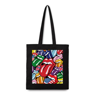 Rocksax The Rolling Stones Einkaufstasche - Zungen