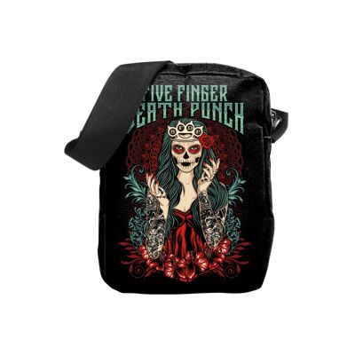 Rocksax Five Finger Death Punch Crossbody Bag - Day Of The Dead