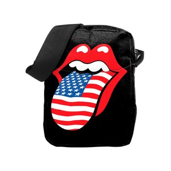 Sac à bandoulière Rocksax The Rolling Stones - Langue USA