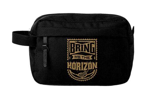 Rocksax Bring Me The Horizon (BMTH) Wash Bag - Gold