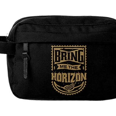 Rocksax Bring Me The Horizon (BMTH) Wash Bag - Gold