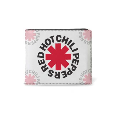 Rocksax Red Hot Chili Peppers Wallet - Asterix White
