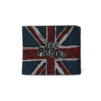 Portefeuille Rocksax Sex Pistols - Drapeau du Royaume-Uni