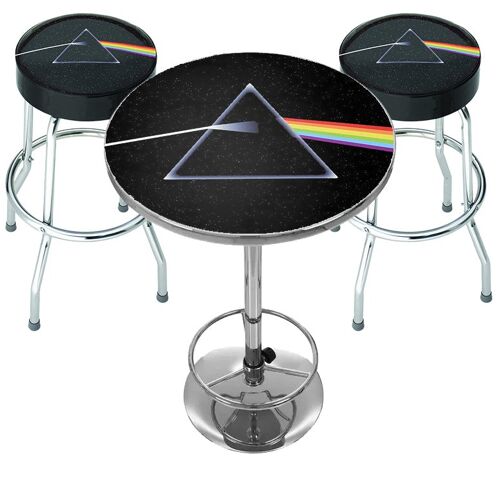 Rocksax Pink Floyd Bar Table Set - Dark Side Of The Moon