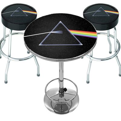 Ensemble de table de bar Rocksax Pink Floyd - Côté obscur de la lune