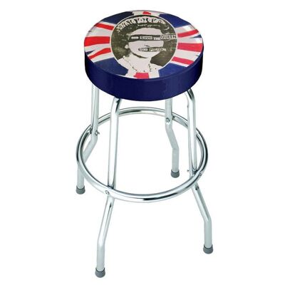 Rocksax Sex Pistols Bar Stool - God Save The Queen