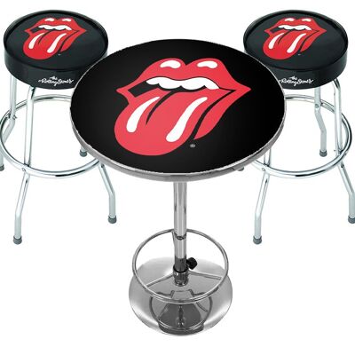 Rocksax Ensemble de table de bar The Rolling Stones - Tongue