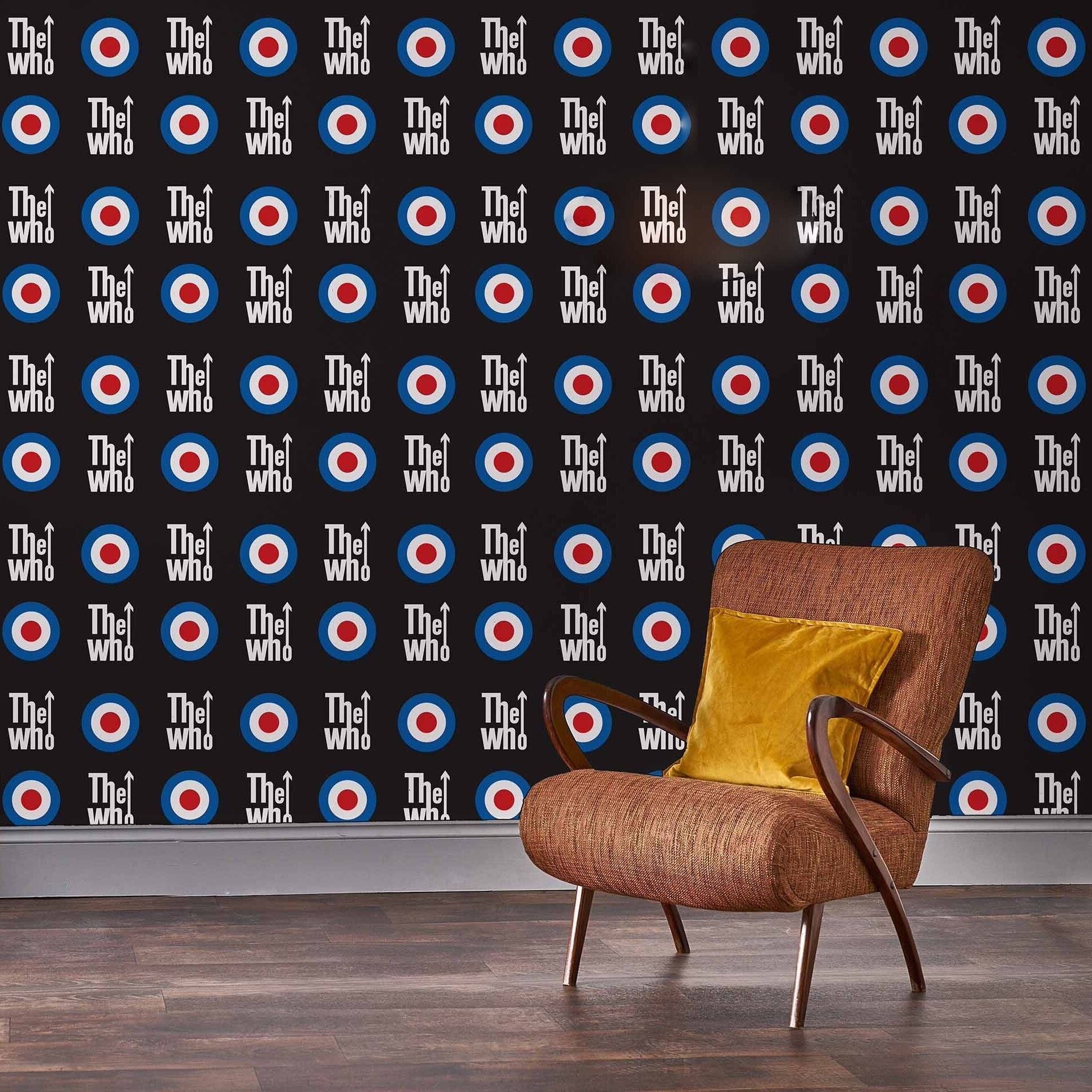 Rock Roll The Who Tapete pro 10 m x 500 mm Rolle – Logo