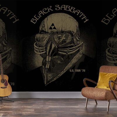 Peinture murale Rock Roll Black Sabbath - Tour 78