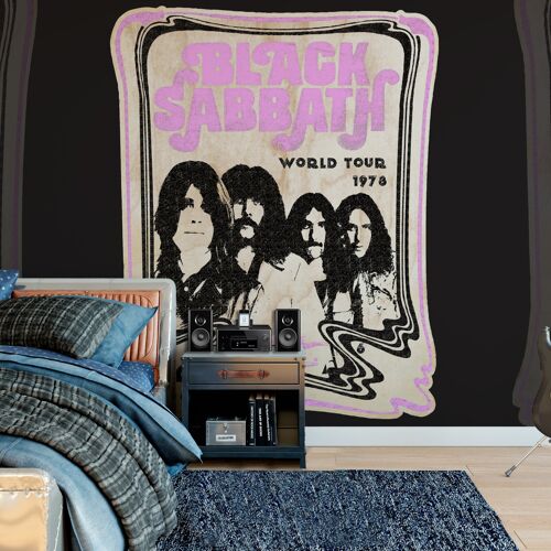Rock Roll Black Sabbath Mural - Tour Poster