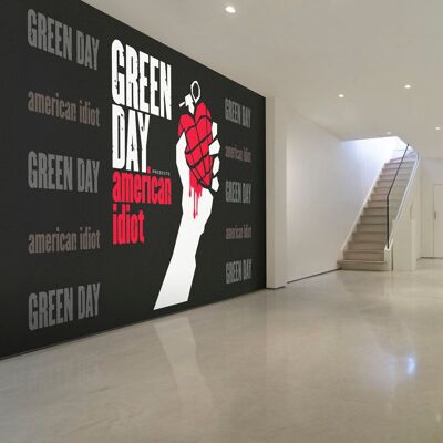 Murale Rock Roll Green Day - American Idiot