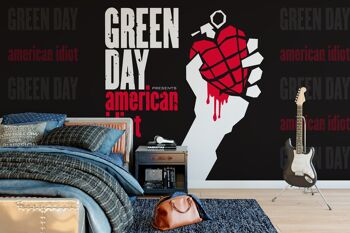 Peinture murale Rock Roll Green Day - American Idiot 2