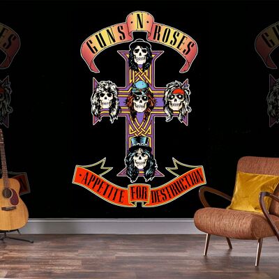Mural Rock Roll Guns N' Roses - Appetite For Destruction
