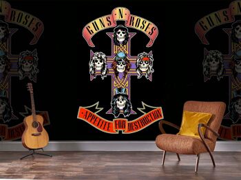 Peinture murale Rock Roll Guns N' Roses - Appetite For Destruction 2