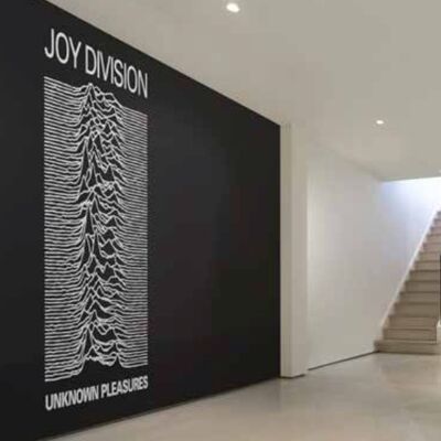 Mural Rock Roll Joy Division - 4m X 2.5m - Placeres Desconocidos