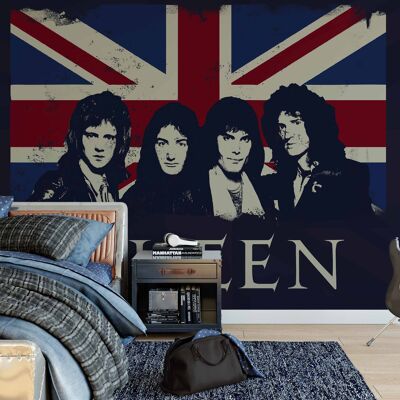 Mural Rock Roll Queen - Bandera de la Unión