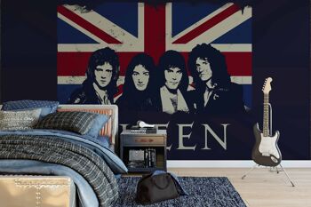 Peinture murale Rock Roll Queen - Drapeau de l'Union 2