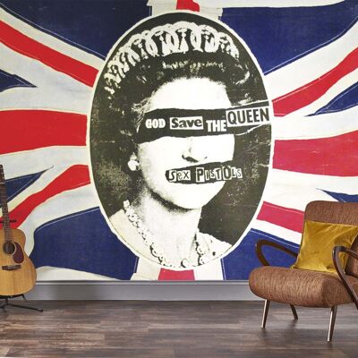 Murale Rock Roll Sex Pistols - God Save The Queen