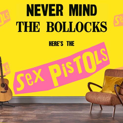 Rock Roll Sex Pistols Mural - Never Mind The Bollocks