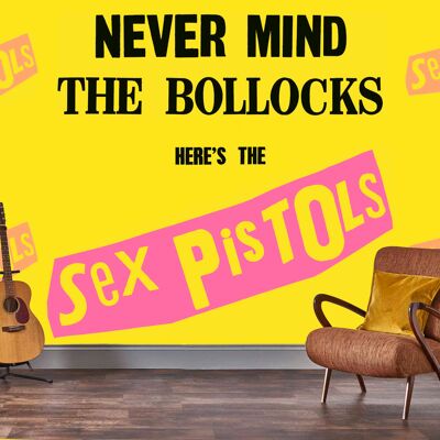 Mural de Rock Roll Sex Pistols - Never Mind The Bollocks
